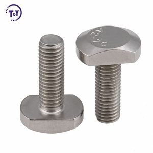Boulon en <span class=keywords><strong>T</strong></span> haute pression 1/4-20 M6 M8 M10 en acier inoxydable 304 de grade 8.8 A2-70 DIN 186 - Product Image 6