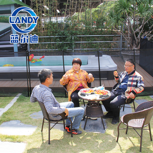 Landy PVC Màu Đen An Toàn Hồ Bơi Hàng Rào Mặc Và Nước Mắt Chống Trẻ Em An Toàn Hồ Bơi Hàng Rào Cho Bể Bơi - Product Image 3