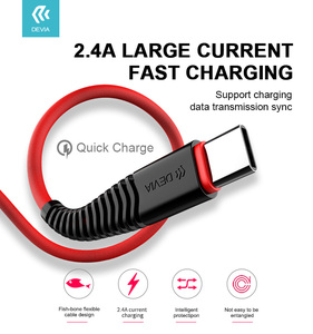 <span class=keywords><strong>Devia</strong></span> good quality free sample pvc micro <span class=keywords><strong>usb</strong></span> type <span class=keywords><strong>c</strong></span> light mobile phone use cables - Product Image 2