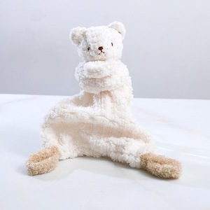 Joli fait à la main nouveau-nés lapin de sécurité apaiser Super doux bébé couette bavoirs lapin couette lapin <span class=keywords><strong>Doudou</strong></span> - Product Image 6