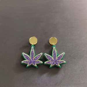 XCXER2574 XIAOYAN Colección Carnaval, Pendientes de Mujer con Diseño de Hoja de Arce, Corte Láser, Lindos y Modernos - Product Image 5