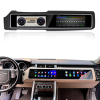 Radio Mobil Layar Sentuh 12.3" Wireless Carplay GPS Android 13 untuk Upgrade Range Rover Sport Layar Ganda 1600*1200