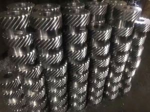 Rueda de engranaje helicoidal nueva personalizada de fábrica de China, hierro fundido forjado para componentes de núcleo de motor de construcción - Product Image 6