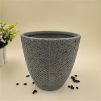 Mini pot de fleurs en porcelaine émaillée pour plantes d'intérieur, décoration de la maison, style classique, 13,5 cm, pour la maison, le jardin et le bureau