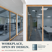 Film architectural pour fenêtres, solution céramique pour bâtiments commerciaux, bureaux, hôtels et façades vitrées