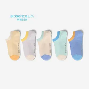 Bioserica Era 2024 nouvelles femmes chaussettes décontractées chaussettes en coton personnalisées en gros chaussettes anti-odeur pour femmes