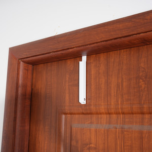 Tendedero de ropa plegable sobre la <span class=keywords><strong>puerta</strong></span>, soporte para colgar abrigos para uso <span class=keywords><strong>en</strong></span> interiores para cocina y baño, disponible <span class=keywords><strong>en</strong></span> blanco y negro - Product Image 6