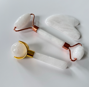 Outil de massage anti-âge en jade blanc, lot de 3 - Product Image 5