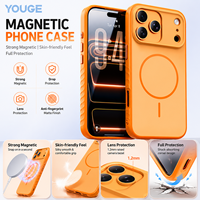 Coque pour iPhone 17 Pro Max Or Désert, Toucher Doux Effet Peau, Protection d'Objectif, Personnalisée, Antichoc, Magnétique