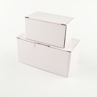 Cajas de Cartón Corrugado Blanco Personalizadas de Alta Calidad, con Laminado Mate, Ecológicas y Reciclables para Cosméticos