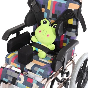 Silla de Ruedas Pediátrica <span class=keywords><strong>Manual</strong></span> Plegable de Aluminio para Niños con Parálisis Cerebral - Product Image 3