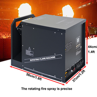 Machine à Effet Scénique Igracelite DMX à Flamme Pivotante à 180 Degrés