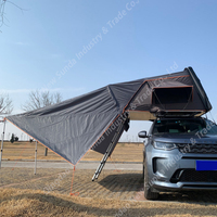 Tente de toit rigide portable pour voiture avec auvent, accessoires de camping en promotion