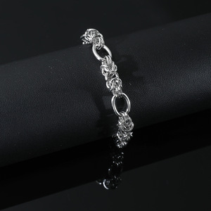 Pulsera Circular de Acero de Titanio, Diseño para Parejas, Pulsera de Moda Tanjing, Collar Lijing - Product Image 2