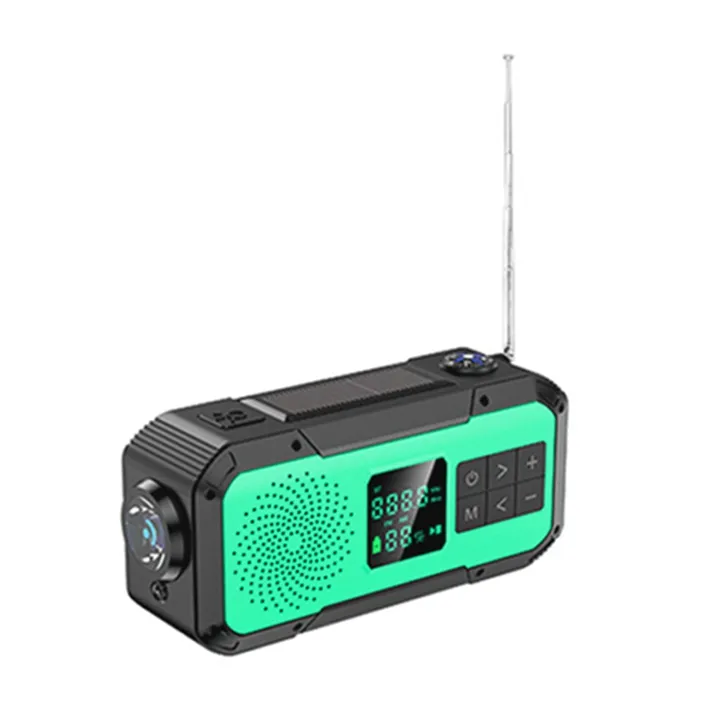 D589 haut-parleurs de Station de Radio de recherche automatique, haut-parleur intelligent de batterie externe Bt avec boussole/thermomètre