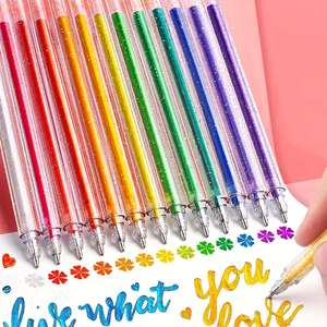 Custom Flash <b>Pen</b> <b>Gel</b> <b>Pen</b> With Logo Wholesale High Quality Fluorescent Marker Color Neutral <b>Pen</b> - Product Image 1