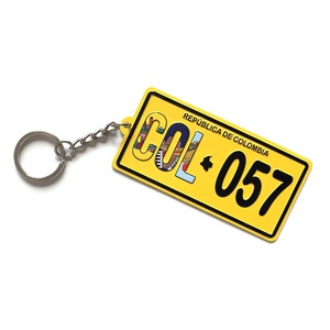 سلسلة مفاتيح تذكارية كولومبيا عالية الجودة قابلة للتخصيص سلاسل مفاتيح معدنية مخصصة من الألومنيوم - Product Image 5