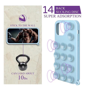 Coque de téléphone portable étanche en silicone liquide à ventouse, très vendue, pour iPhone 14 13 12 11 15 Pro Max 16 17 <span class=keywords><strong>Xr</strong></span> Xs - Product Image 4
