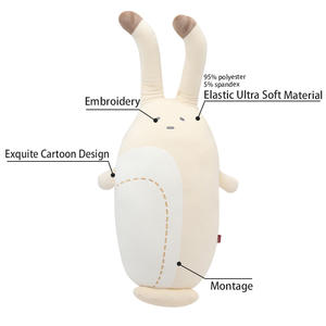 OEM ODM dibujos animados <span class=keywords><strong>almeja</strong></span> súper suave juguete de peluche bordado abrazando almohada muñeco de peluche relleno de algodón PP para aliviar el estrés al por mayor - Product Image 2