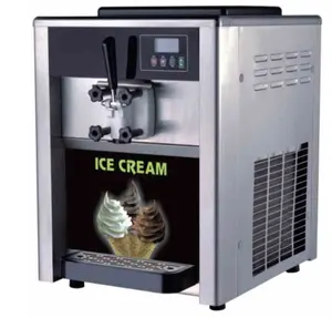 La parte superior de la mesa máquina de helado suave/venta mejor máquina de yogur congelado/Ice-Cream Maker