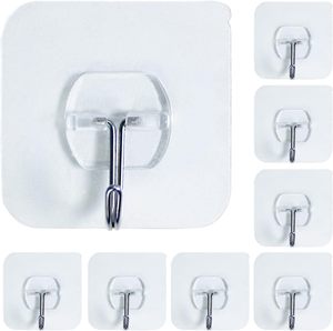 Wholesale Transparent PVC Angel Strong Seamless Adhesive Wall Mounted Clothing Eco-Friendly Multifunction Household Wall <b>Hook</b> - Product Image 3