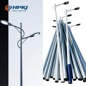 Hot Sale 6-22M Solar Steel Street <b>Light</b> Single Arm Double for Road Lighting Solar Lamp <b>Pole</b> for Urban Areas - Product Image 4