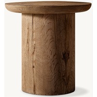 Table basse portable en bois massif moderne, meubles de salon, design minimaliste moderne, design carré aux coins arrondis