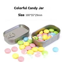 Boîtes en fer blanc personnalisées avec logo, prix de gros, qualité alimentaire, fabricant de boîtes vides rectangulaires pour sardines, viande de crabe, bonbons, mise en conserve
