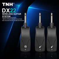 TNH DX22 Universal Rechargeable Wireless Transceiver Audio Transmitter and Receiver System for Guitar Bass Musical Instruments