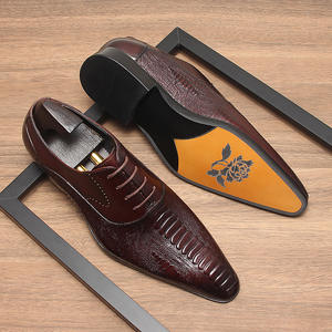 Nouvelles Chaussures de Mariage de Haute Qualité à Semelle Épaisse en Cuir de Vachette, Finition Lisse, Décontractées et Formelles, Sapatos Masculinos - Product Image 5