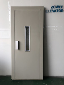 Zowee Tùy Chỉnh 700Mm/800Mm Bán Tự Động Thép Hạ Cánh Cửa Thang Máy Đu Phải/Trái Mở Cho Khách Sạn Căn Hộ Bệnh Viện - Product Image 4