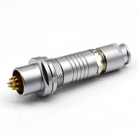 Connecteur automobile série 2F, 11 broches, fiche droite, contact argenté, adaptateur push-pull, courant nominal 10A, connecteur femelle/mâle Fischer