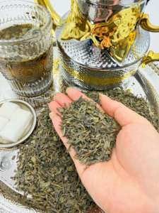 Té Verde Chunmee 9371, Té Suelto <span class=keywords><strong>con</strong></span> Fuerte Sabor Amargo y Alto Aroma, Saludable y Adelgazante, Sin Aditivos, Empaquetado a Granel en Bolsas y Cajas para Regalo - Product Image 6