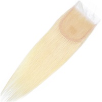 Mèches brésiliennes lace closure 613 lisses — celie, 4x4, 613 hd