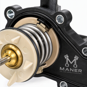 เทอร์โมสตัทน้ำหล่อเย็นเครื่องยนต์ MANER รุ่น 06E121111AL 06E121111AD สำหรับ Audi A4 A5 A6 A7 A8 Q5 Q7 เครื่องยนต์ 3.0T อะไหล่ทดแทนระบบระบายความร้อน - Product Image 2