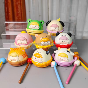 Auténtico punto travieso bolsa pez de <span class=keywords><strong>madera</strong></span> golpear música caja ciega juguete de descompresión juguete de moda figurita regalo - Product Image 1