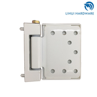 Charnière plate 2D professionnelle en alliage d'aluminium pour porte et fenêtre à battant en PVC/UPVC