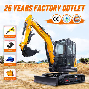 SHANDING Fabrik Kubota-Motor Mini-Bagger Landwirtschaftlicher Raupenbagger 2 Tonnen Mini-Bagger 4 Tonnen Hydraulikbagger Zum Verkauf - Product Image 2