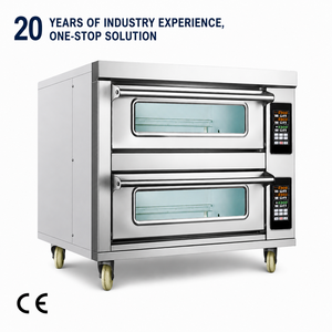 Factory 2 Deck Stainless Steel Digital <strong>Baking</strong> <strong>Oven</strong> Double Deck Bakery <strong>Oven</strong> Commercial Electric Deck <strong>Oven</strong> for Bread Pastry - Product Image 1
