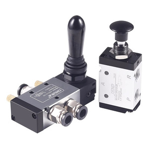 Válvula de Control Neumática Direccional de 2 Posiciones y 5 Vías con Palanca Manual 4H210-08 para Cilindro, Válvulas de Control de Alta Calidad - Product Image 1