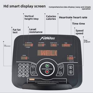 Machine d'escalade commerciale en promotion avec 9 niveaux de résistance électromagnétique et moniteur de fréquence cardiaque pour usage en salle de sport - Product Image 5