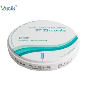 La zircone <span class=keywords><strong>dentaire</strong></span> Zolid de 71mm ST bloque l'oxyde de zirconium en céramique compatible avec Amann Girrbach - Product Image 4