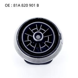 Ensemble de ventilation de climatisation Audi A3 RS3 81A820901B, rond, à clipser manuellement, en ABS, pour tableau de bord, pièce HVAC - Product Image 4