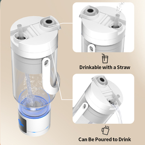 กาต้มน้ำไฮโดรเจนแบบพกพารุ่นใหม่ เทคโนโลยี SPE PEM ความจุ 750 มล. พร้อมไส้กรองคาร์บอนกัมมันต์ ให้ความเป็นด่าง ใช้ได้กับ USB สำหรับรถยนต์และการใช้งานกลางแจ้ง - Product Image 5