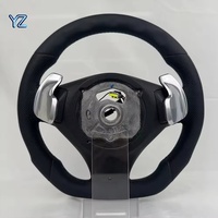 Volant chauffant et vibrant en cuir YZ pour BMW E90 E60 E46 E92 M3 E87 E39 X5 E70 X6 E71 E82 E93 E36 E91 pour BMW Série E