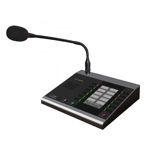 IP Paging Console Microphone SIP-M30/SIP-M20/SIP-M100 with POE Support SIP V2 Protocol VoIP Phone