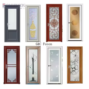 מחיר נמוך הסיטונאי משלוח מהיר מוצר דלת אלומיניום חתוך ארון דלתות אלומיניום ודלת מעטפת חלונות - Product Image 2