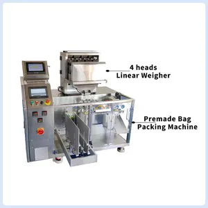 Hoge Productiviteit Horizontale Korrel Verpakkingsmachine Snack Noten Doypack Verpakkingsmachine Voor Kleine Bedrijven