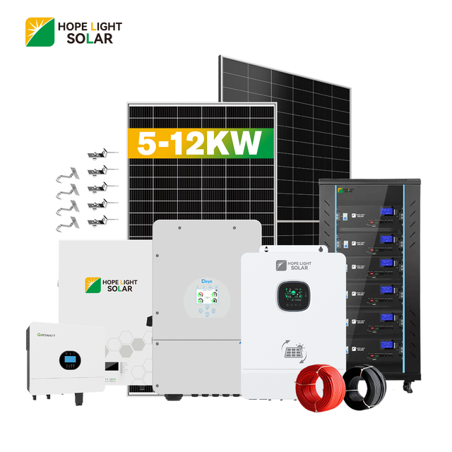 5KW-12KW Solar Thermal OFF Grid Solar Power Generator System for Home Use