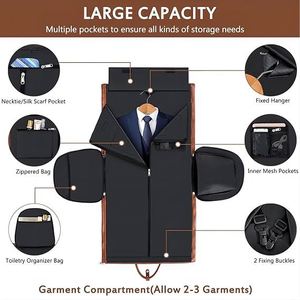 Bolsa de Viaje de Muestra Gratuita, Bolsa de Viaje Impermeable de Cuero Encerado, Bolsa de Viaje Vintage para Fin de Semana, Bolsa de Mano para Viaje - Product Image 4